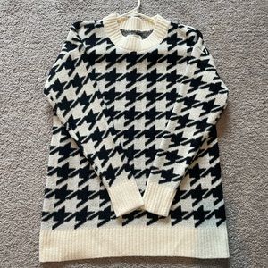 LOFT Lou & Grey Houndstooth Tunic Sweater